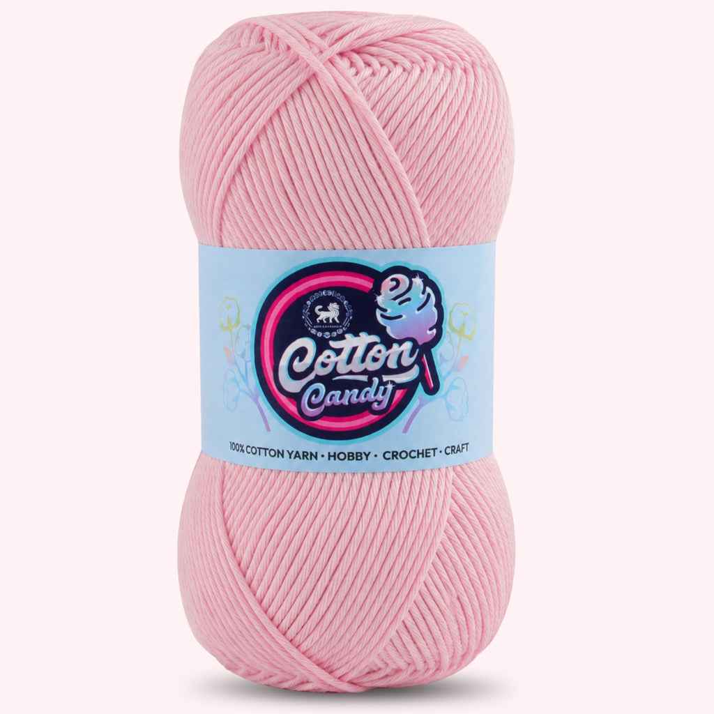 Cotton Candy Cotton Yarn (100 gram) - Baby Pink