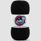 Cotton Candy Cotton Yarn (100 gram) - Black