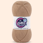 Cotton Candy Cotton Yarn (100 gram) - Dark Beige
