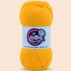 Cotton Candy Cotton Yarn (100 gram) - Sunset Yellow