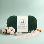 Wonder ,  Yarn Supersoft Hand Knitting Wool Ball,(1 Ball/100 Gram Each) Ball Suitable For Craft,Crochet,Amigurumi,Garments,Flowers And Hobby Projects,2 Fine , Shade -  Bottle Green