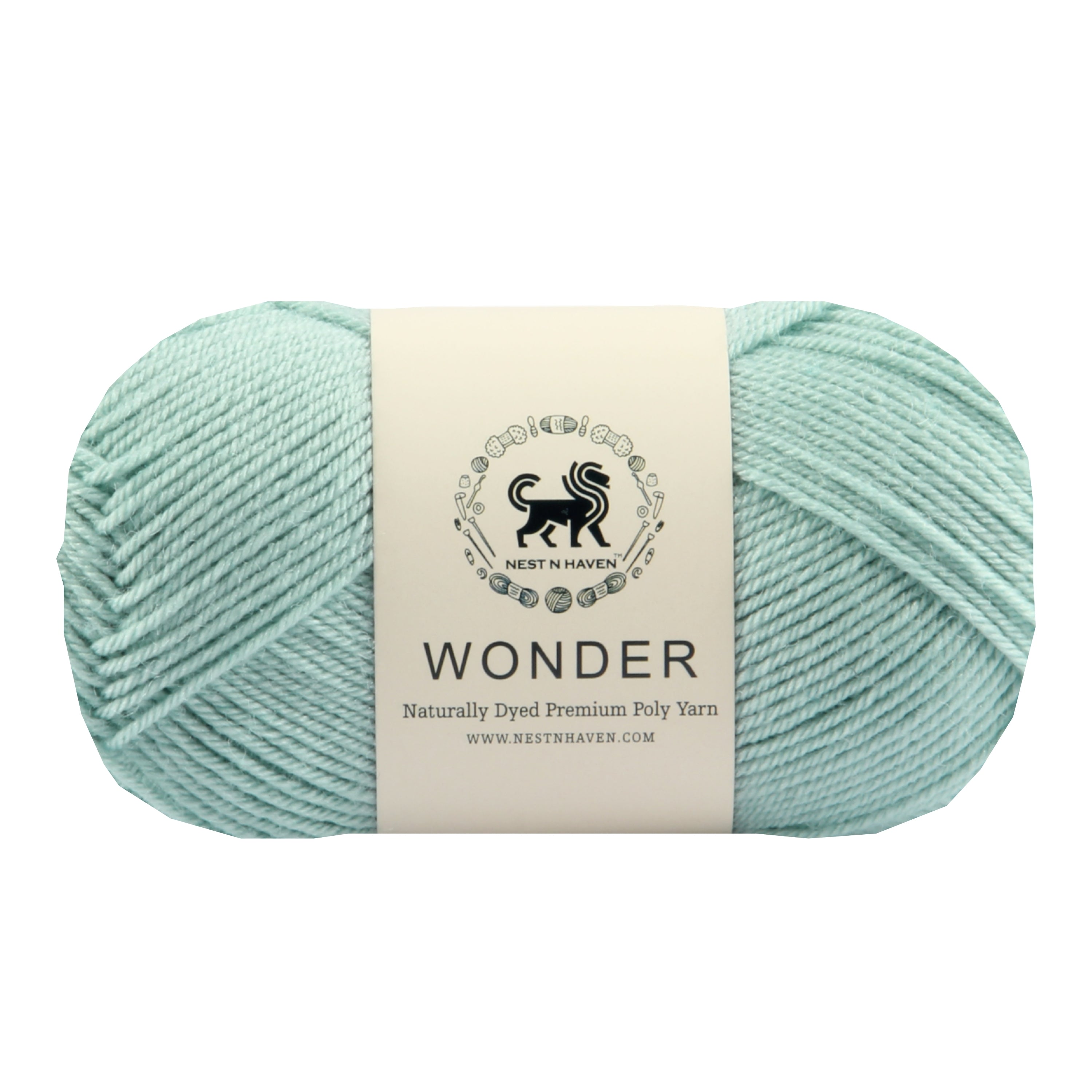 NESTNHAVEN,Wonder,Poly Yarn Supersoft Hand Knitting Wool Ball,(1 Ball/100 Gram Each) Ball Suitable For Craft,Crochet,Amigurumi,Garments,Flowers And Hobby Projects,2 Fine , Shade - Turquoise