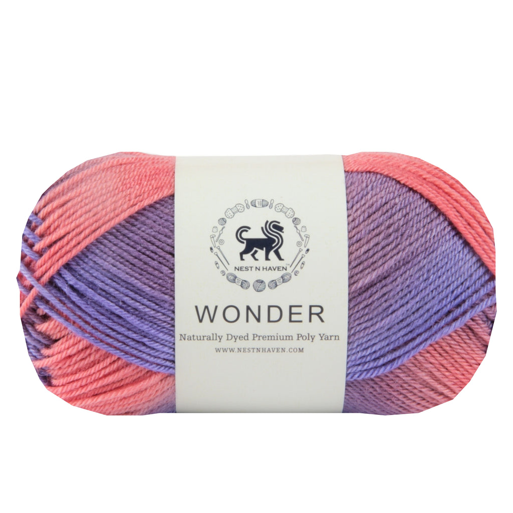 Wonder ,  Yarn Supersoft Hand Knitting Wool Ball,(1 Ball/100 Gram Each) Ball Suitable For Craft,Crochet,Amigurumi,Garments,Flowers And Hobby Projects,2 Fine , Shade - Multicolor 2