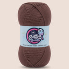 Cotton Candy Cotton Yarn (100 gram) - Dark Brown
