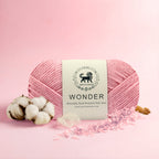 NESTNHAVEN,Wonder,Poly Yarn Supersoft Hand Knitting Wool Ball,(1 Ball/100 Gram Each) Ball Suitable For Craft,Crochet,Amigurumi,Garments,Flowers And Hobby Projects,2 Fine , Shade - Pink