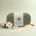 NESTNHAVEN,Wonder,Poly Yarn Supersoft Hand Knitting Wool Ball,(1 Ball/100 Gram Each) Ball Suitable For Craft,Crochet,Amigurumi,Garments,Flowers And Hobby Projects,2 Fine , Shade - Sage Green