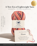 Fleure Yarn SE  – Lightweight Knitting & Crochet acrylic Yarn , 100 grams  | Nest-N Haven | Shade - Berry Sundae