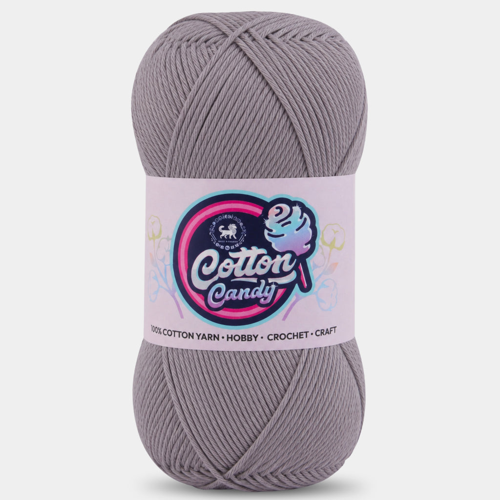 Cotton Candy Cotton Yarn (100 gram) - Gray