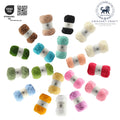 NESTNHAVEN , CrochetCraft , yarn kit , Pack of 18 + 1 Wool balls ( 1 ball / 20 Grams) , 380 grams (aprox) , for Crochet, Amigurumi, Toys, Garments, Flowers ( Light)