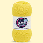 Cotton Candy Cotton Yarn (100 gram) - Light Yellow