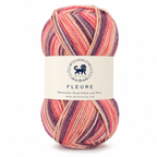 Fleure Yarn SE  – Lightweight Knitting & Crochet acrylic Yarn , 100 grams  | Nest-N Haven | Shade - Berry Sundae