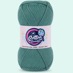 Cotton Candy Cotton Yarn (100 gram) - Spanish Green