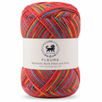 Fleure Yarn – Lightweight Knitting & Crochet acrylic Yarn , 100 grams  | Nest-N Haven | Shade -Red Velvet