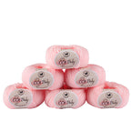 Baby  Yarn  pack of 6 (25gms x 6) 150 gram- Baby Pink