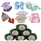 Baby  Yarn  pack of 6 (25gms x 6) 150 gram -  Bottle Green