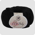 Baby  Yarn  pack of 6 (25gms x 6) 150 gram -  Black