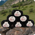 Baby  Yarn  pack of 6 (25gms x 6) 150 gram -  Black