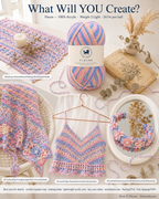 Fleure Yarn – Lightweight Knitting & Crochet acrylic Yarn , 100 grams  | Nest-N Haven | Shade - Banana split