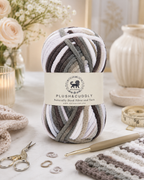Plush & Cuddly Yarn – Super Soft Knitting  Multi Colour Yarn Ball Suitable for Craft, Babywear, Baby Blankets, 5 Bulky | Nest-N Haven| Shade no- 14