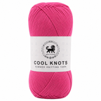 Cool Knots, Polyester Blend Hand Knitting Yarn (100g) - Luxury Yarn for Crochet, Knitting, Amigurumi, Embroidery, Toys, Garments, Flowers and Hobby Projects shade- Dark Lilac