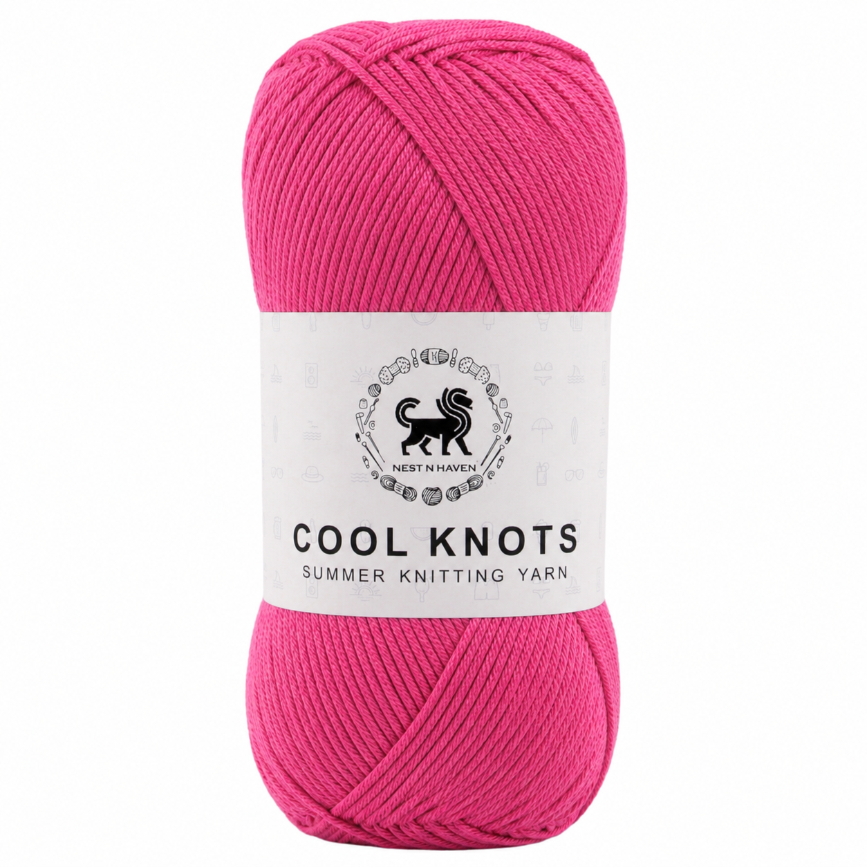 Cool Knots, Polyester Blend Hand Knitting Yarn (100g) - Luxury Yarn for Crochet, Knitting, Amigurumi, Embroidery, Toys, Garments, Flowers and Hobby Projects shade- Dark Lilac