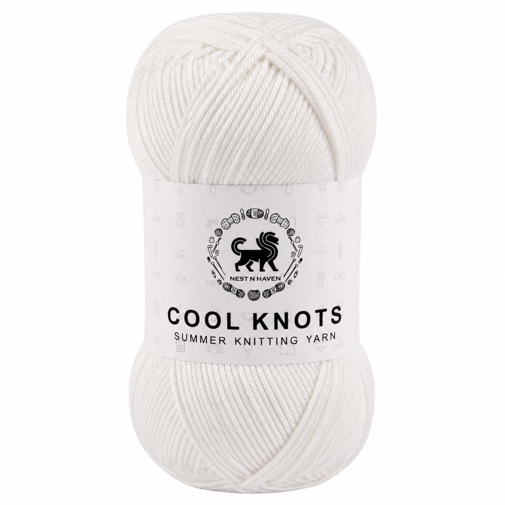 Cool Knots, Polyester Blend Hand Knitting Yarn (100g) - Luxury Yarn for Crochet, Knitting, Amigurumi, Embroidery, Toys, Garments, Flowers and Hobby Projects shade-
