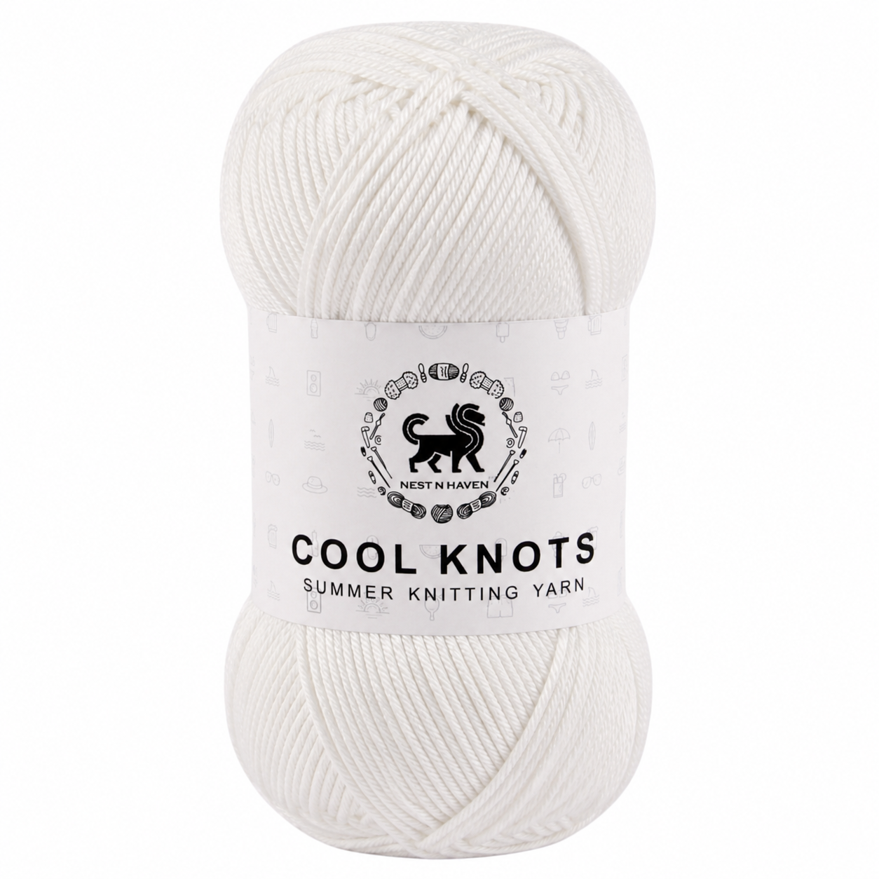 Cool Knots, Polyester Blend Hand Knitting Yarn (100g) - Luxury Yarn for Crochet, Knitting, Amigurumi, Embroidery, Toys, Garments, Flowers and Hobby Projects shade-