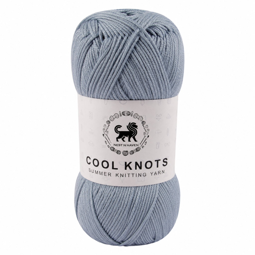 Cool Knots, Polyester Blend Hand Knitting Yarn (100g) - Luxury Yarn for Crochet, Knitting, Amigurumi, Embroidery, Toys, Garments, Flowers and Hobby Projects shade-