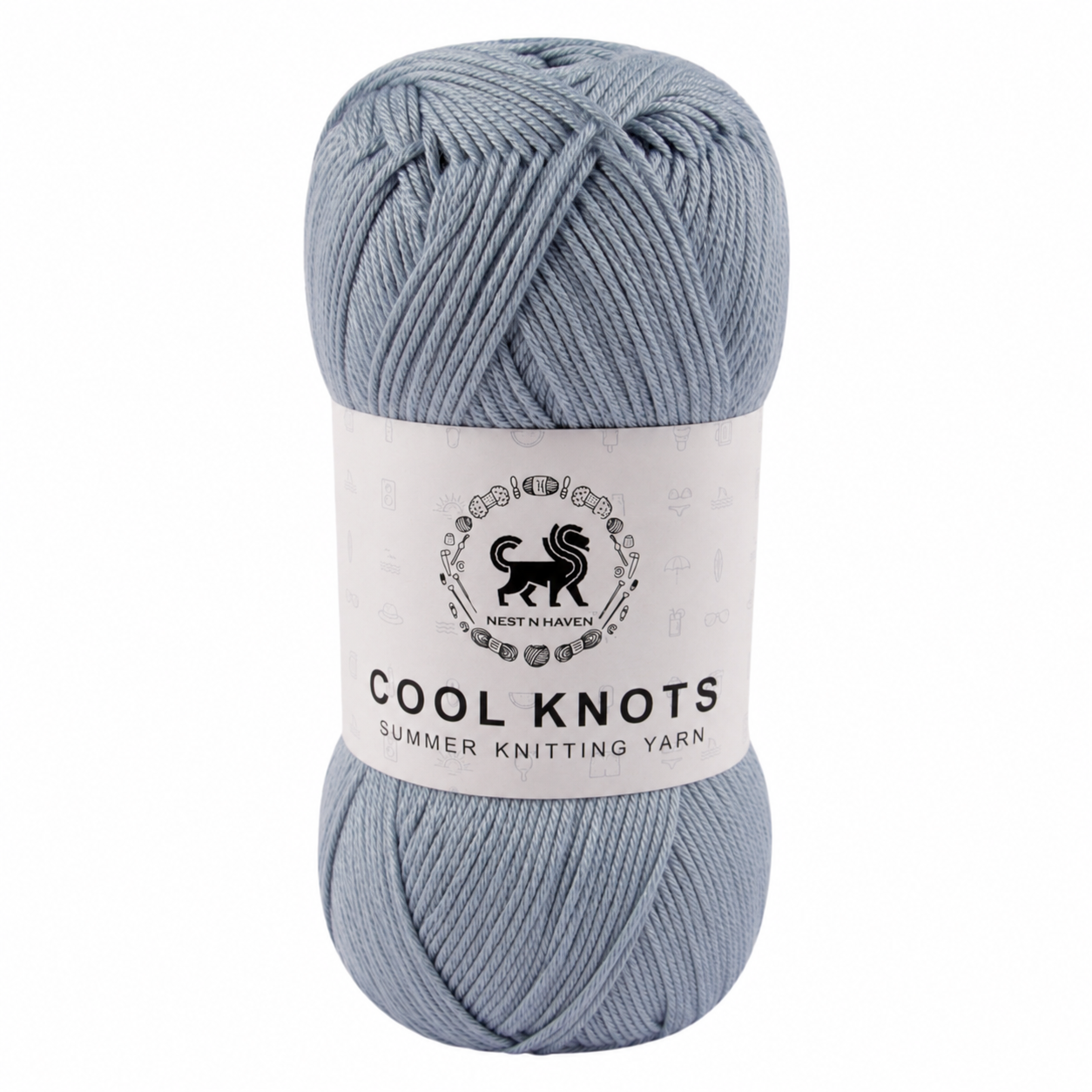Cool Knots, Polyester Blend Hand Knitting Yarn (100g) - Luxury Yarn for Crochet, Knitting, Amigurumi, Embroidery, Toys, Garments, Flowers and Hobby Projects shade-