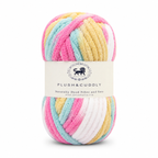 Plush & Cuddly Yarn – Super Soft Knitting  Multi Colour Yarn Ball Suitable for Craft, Babywear, Baby Blankets, 5 Bulky | Nest-N Haven| Shade no- 5