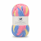 Plush & Cuddly Yarn – Super Soft Knitting  Multi Colour Yarn Ball Suitable for Craft, Baby wear, Baby Blankets, 5 Bulky | Nest-N Haven| Shade no- 13