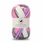 Plush & Cuddly Yarn – Super Soft Knitting  Multi Colour Yarn Ball Suitable for Craft, Babywear, Baby Blankets, 5 Bulky | Nest-N Haven| Shade no- 16