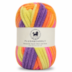 Plush & Cuddly Yarn – Super Soft Knitting  Multi Colour Yarn Ball Suitable for Craft, Babywear, Baby Blankets, 5 Bulky | Nest-N Haven| Shade no- 19