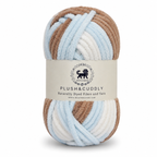 Plush & Cuddly Yarn – Super Soft Knitting  Multi Colour Yarn Ball Suitable for Craft, Babywear, Baby Blankets, 5 Bulky | Nest-N Haven| Shade no- 4