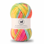 Plush & Cuddly Yarn – Super Soft Knitting  Multi Colour Yarn Ball Suitable for Craft, Babywear, Baby Blankets, 5 Bulky | Nest-N Haven| Shade no- 9y