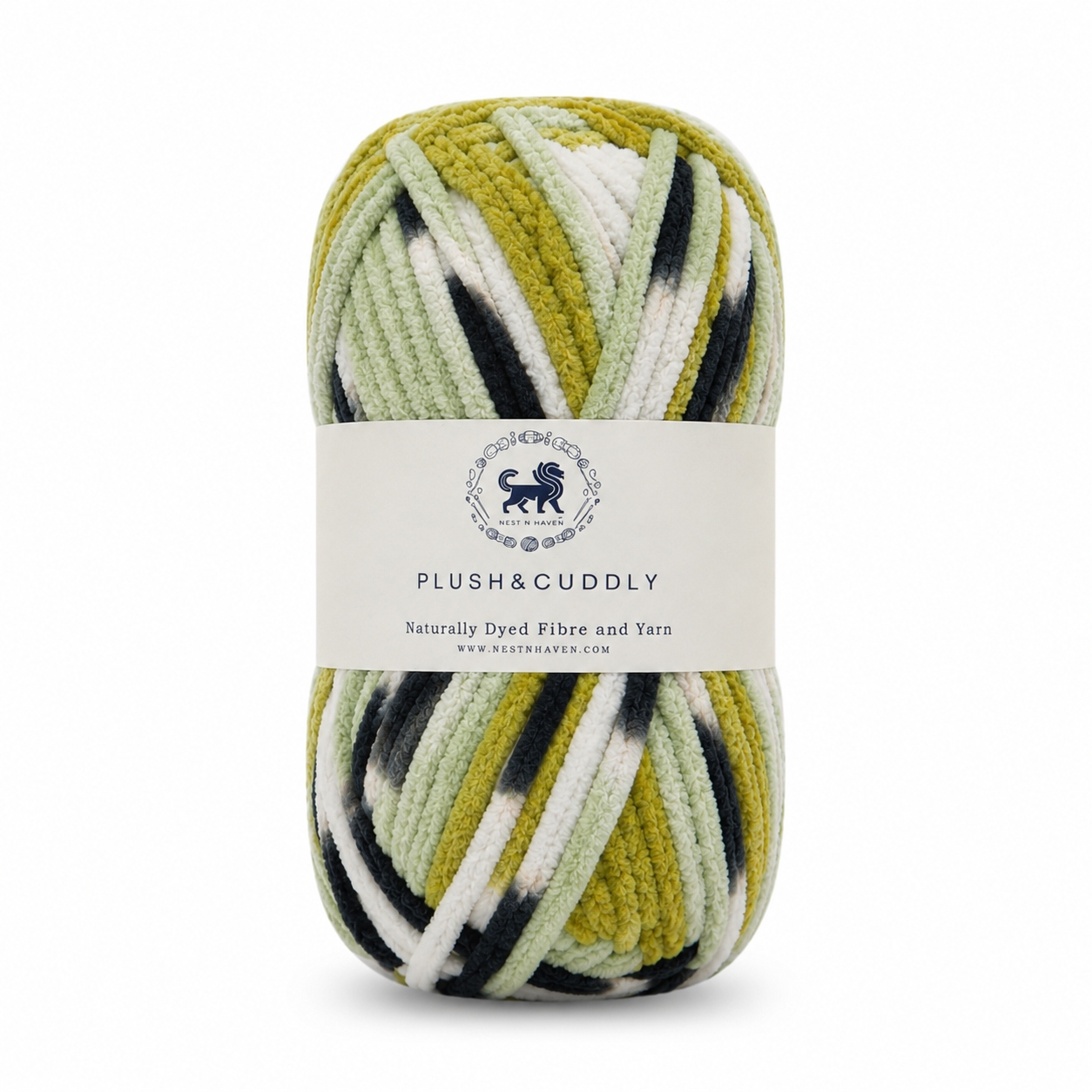 Plush & Cuddly Yarn – Super Soft Knitting  Multi Colour Yarn Ball Suitable for Craft, Babywear, Baby Blankets, 5 Bulky | Nest-N Haven| Shade no- 22