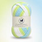 Plush & Cuddly Yarn – Super Soft Knitting  Multi Colour Yarn Ball Suitable for Craft, Babywear, Baby Blankets, 5 Bulky | Nest-N Haven| Shade no- 1
