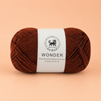 Wonder ,  Yarn Supersoft Hand Knitting Wool Ball,(1 Ball/100 Gram Each) Ball Suitable For Craft,Crochet,Amigurumi,Garments,Flowers And Hobby Projects,2 Fine , Shade - Brown