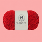 NESTNHAVEN,Wonder,Poly Yarn Supersoft Hand Knitting Wool Ball,(1 Ball/100 Gram Each) Ball Suitable For Craft,Crochet,Amigurumi,Garments,Flowers And Hobby Projects,2 Fine , Shade - Red