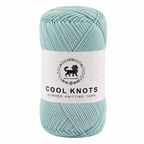 Cool Knots, Polyester Blend Hand Knitting Yarn (100g) - Luxury Yarn for Crochet, Knitting, Amigurumi, Embroidery, Toys, Garments, Flowers and Hobby Projects shade- Ice Blue