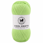 Cool Knots, Polyester Blend Hand Knitting Yarn (100g) - Luxury Yarn for Crochet, Knitting, Amigurumi, Embroidery, Toys, Garments, Flowers and Hobby Projects shade- Green