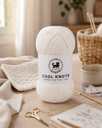 Cool Knots, Polyester Blend Hand Knitting Yarn (100g) - Luxury Yarn for Crochet, Knitting, Amigurumi, Embroidery, Toys, Garments, Flowers and Hobby Projects shade-