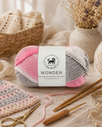 Wonder ,  Yarn Supersoft Hand Knitting Wool Ball,(1 Ball/100 Gram Each) Ball Suitable For Craft,Crochet,Amigurumi,Garments,Flowers And Hobby Projects,2 Fine , Shade - Multicolor 4