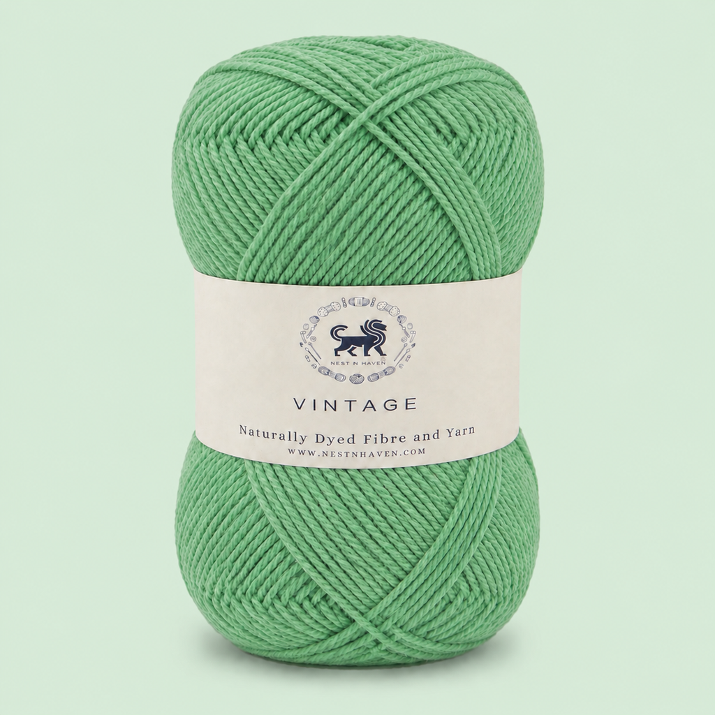 Acrowools Vintage, Hand Knitting and Crochet Yarn (100 gram) - Green