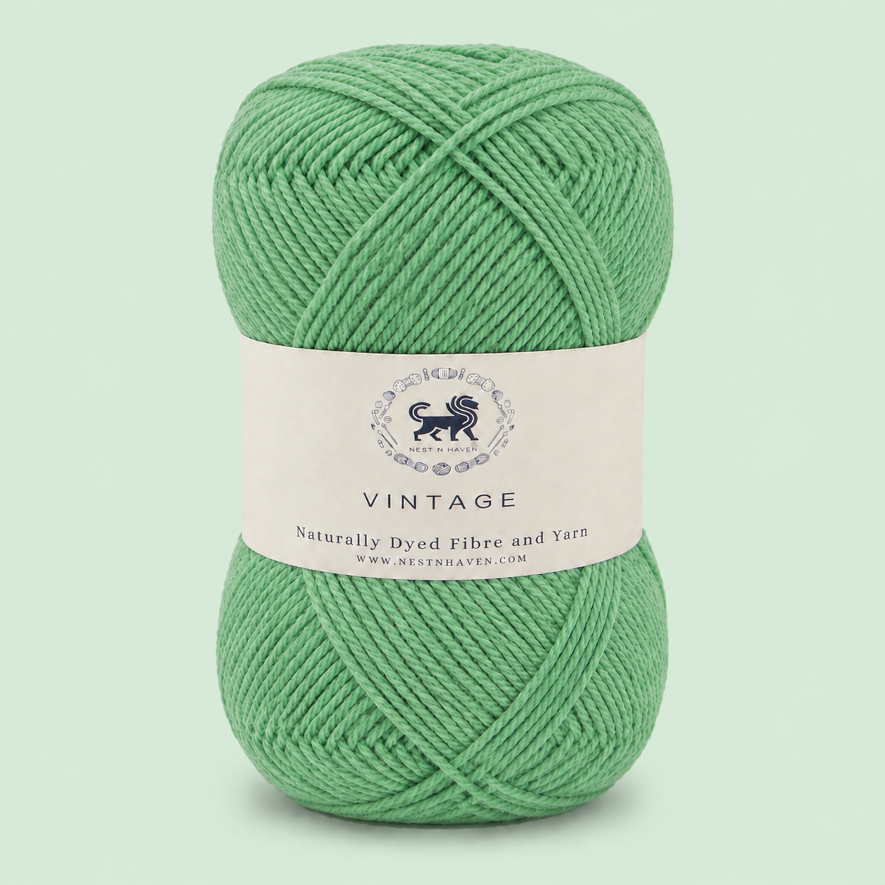 Acrowools Vintage, Hand Knitting and Crochet Yarn (100 gram) - Green