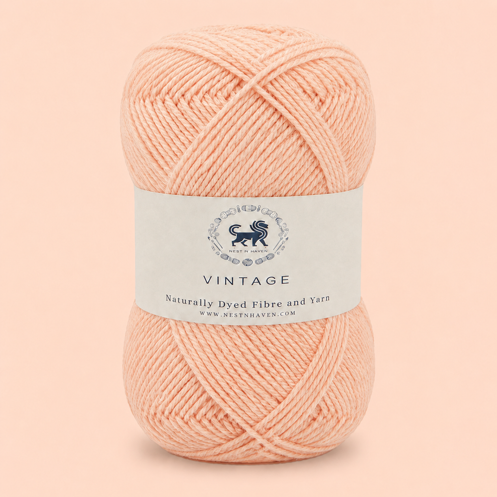 Acrowools Vintage, Hand Knitting and Crochet Yarn (100 gram) - Peach