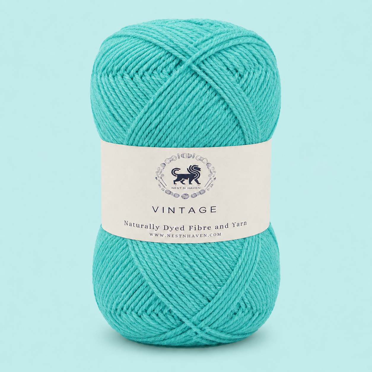 Acrowools Vintage, Hand Knitting and Crochet Yarn (100 gram) - Sky Blue