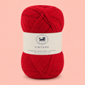 Acrowools Vintage, Hand Knitting and Crochet Yarn (100 gram) - Red