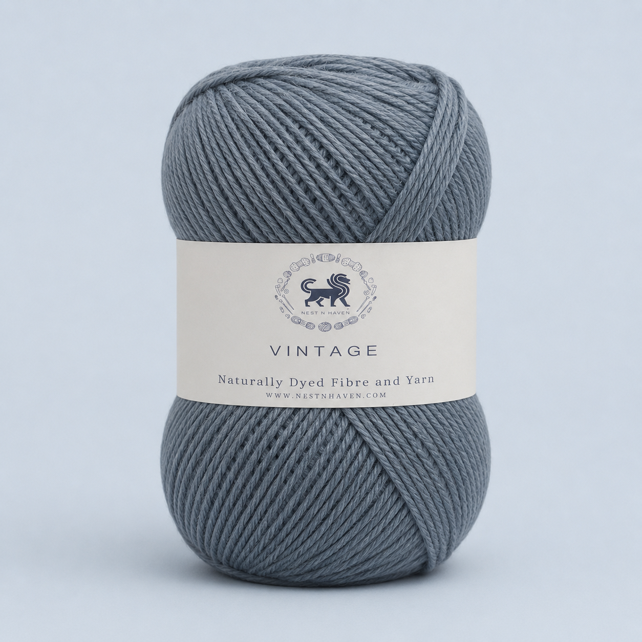 Acrowools Vintage, Hand Knitting and Crochet Yarn (100 gram) - Grey