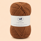 Acrowools Vintage, Hand Knitting and Crochet Yarn (100 gram) - Light Brown